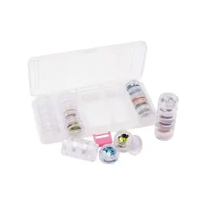 Opbergbox met 25 kleine potjes