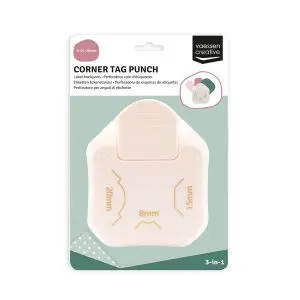 3 in 1 hoekpons label