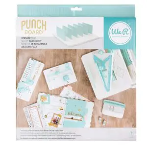 Punch board storage tray
