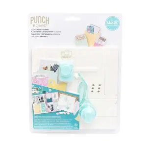 Journaling pocket punch board