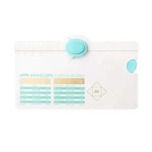 Mini envelope punch board