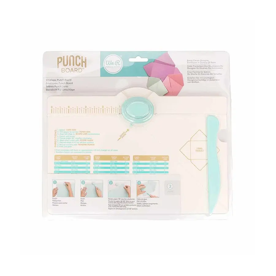 Envelope punch board
