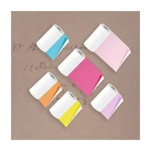Poooli gekleurd papier sticky