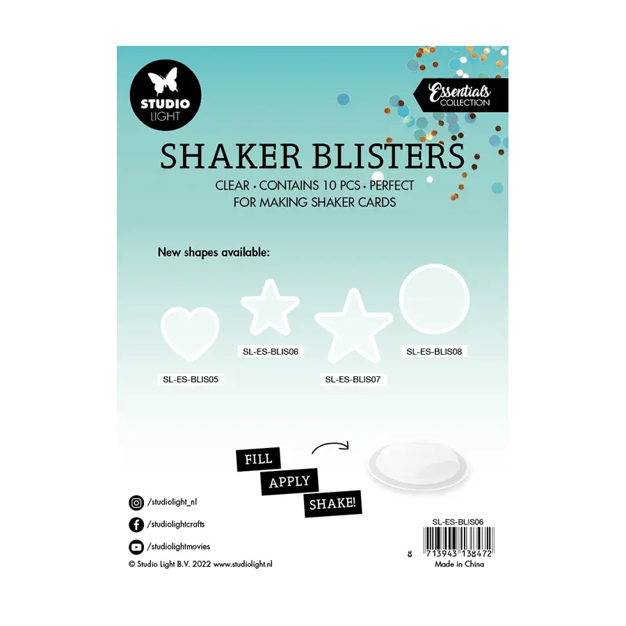 Shaker blister ster klein - Afbeelding 2