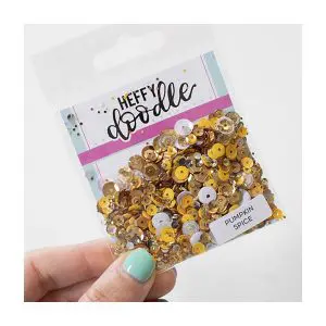 Sequins pumpkin spice
