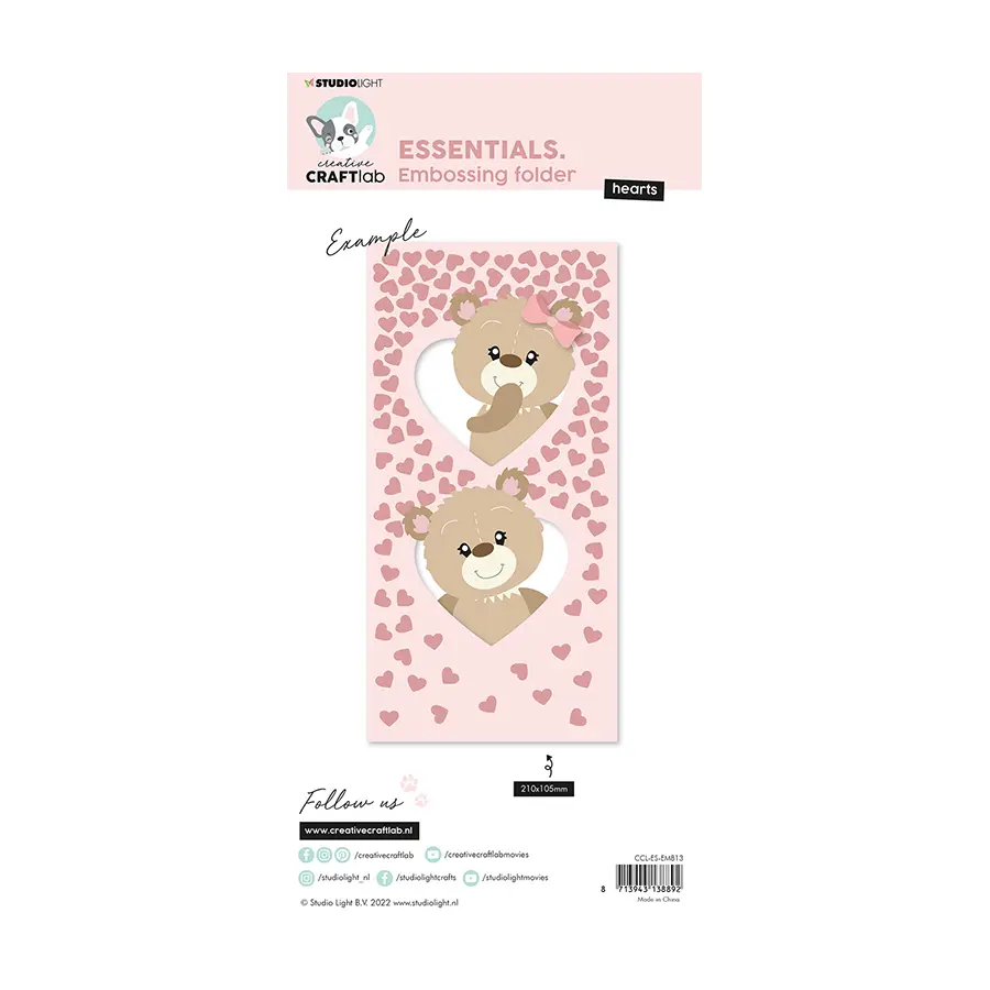 Embossingfolder hearts