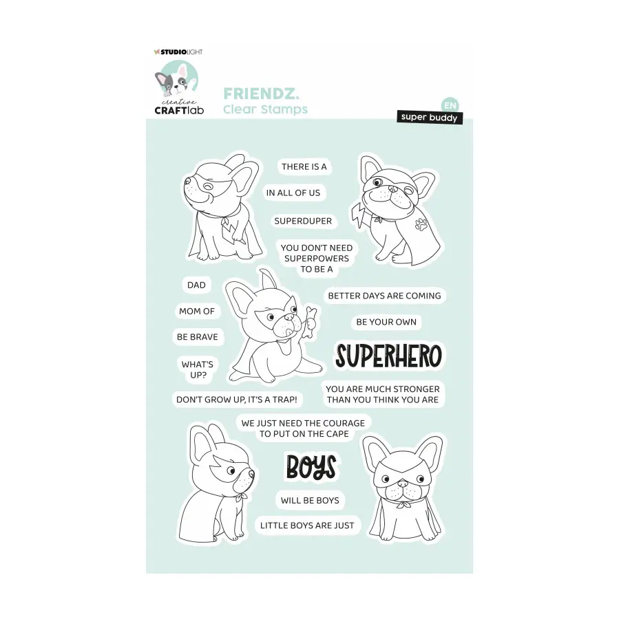 Stempel superhero