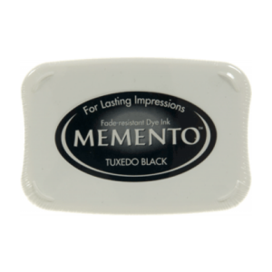 Inktkussen memento tuxedo black
