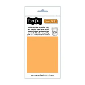 Fab foil rose gold