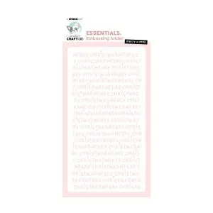 Embossingfolder slimline merry x-mas