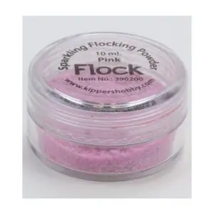Flock sparkling powder pink