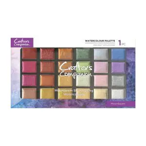 Watercolor shimmer moonbeam
