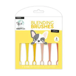 Blending brushes 2 cm yellows