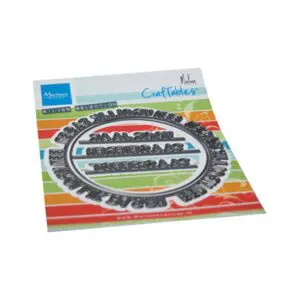 Craftables vrolijk pasen cirkel