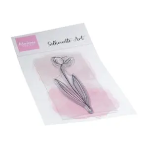 Stempel silhouette art tulip
