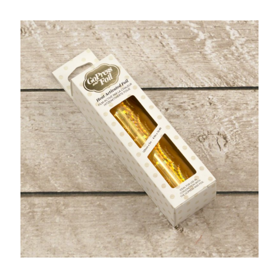 Hot foil goud