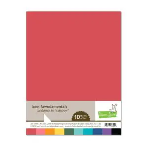 Cardstock rainbow