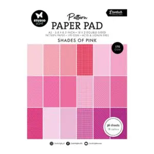 Paperpad shades of pink pattern