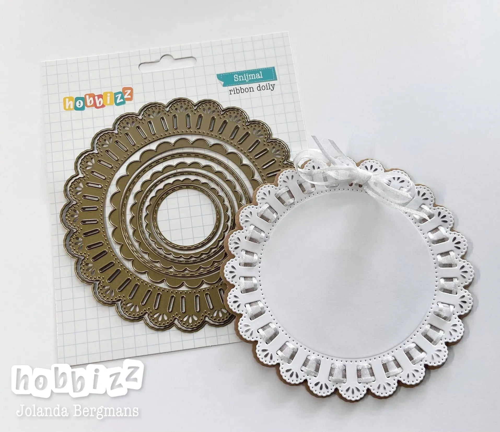 Stansmal ribbon doily - Afbeelding 2