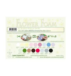 Flower foam antique white