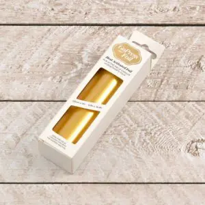 Hot foil vintage matte finish goud