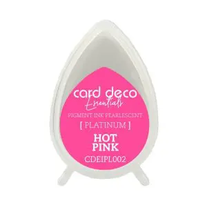 Inktkussen dew drop pearl hot pink