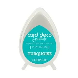 Inktkussen dew drop pearl turquoise