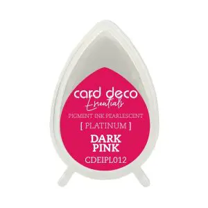Inktkussen dew drop pearl dark pink