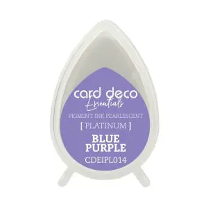 Inktkussen dew drop pearl blue purple