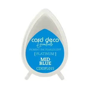 Inktkussen dew drop pearl mid blue