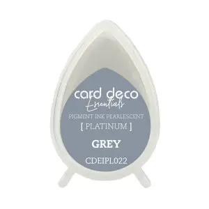 Inktkussen dew drop pearl grey