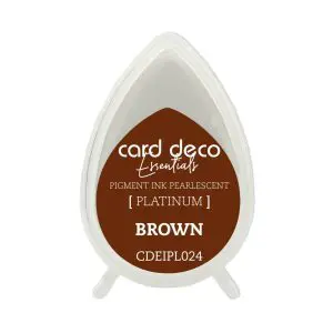 Inktkussen dew drop pearl brown