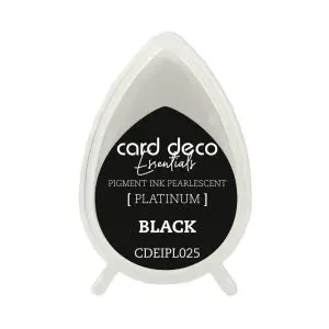 Inktkussen dew drop pearl black