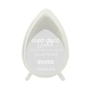 Inktkussen dew drop pearl silver