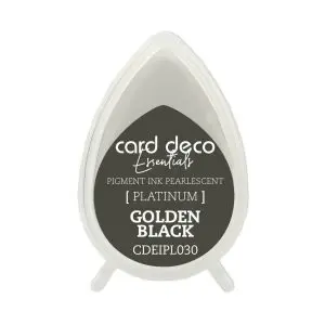 Inktkussen dew drop pearl golden black