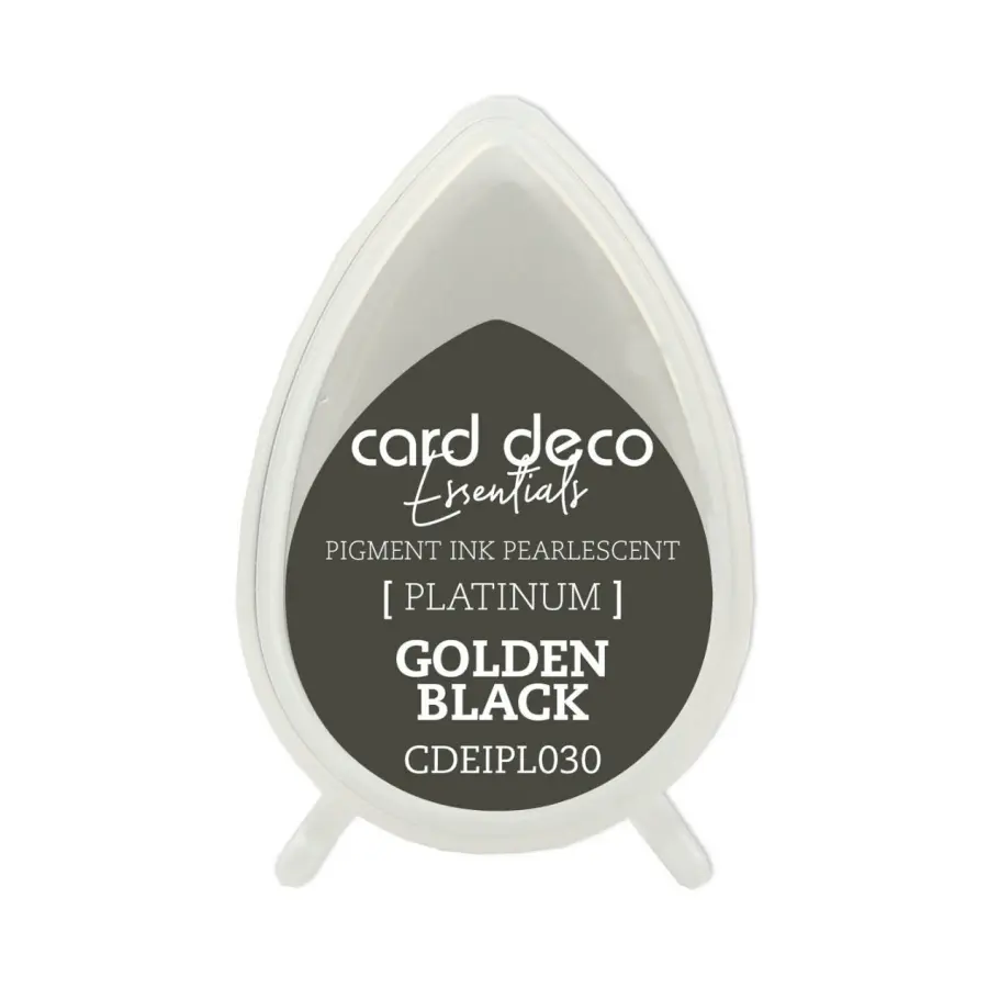 Inktkussen dew drop pearl golden black