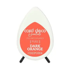 Inktkussen dew drop pure dark orange