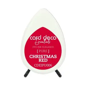 Inktkussen dew drop pure christmas red