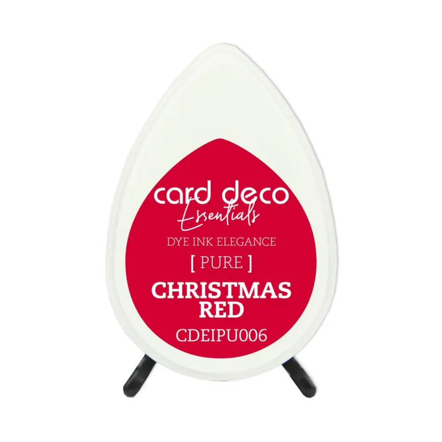 Inktkussen dew drop pure christmas red