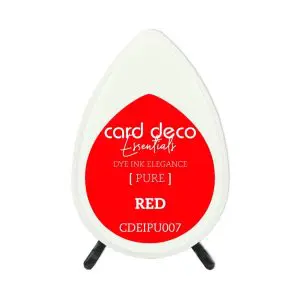 Inktkussen dew drop pure red