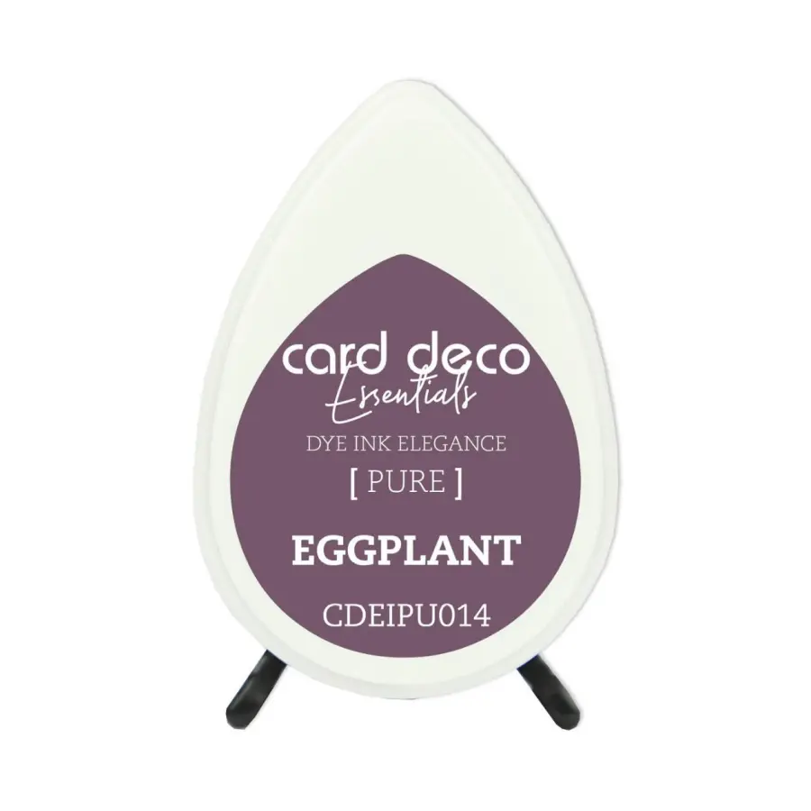 Inktkussen dew drop pure eggplant