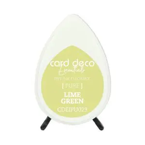 Inktkussen dew drop pure lime green