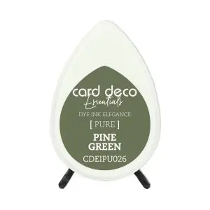 Inktkussen dew drop pure pine green