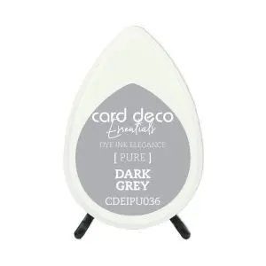 Inktkussen dew drop pure dark grey