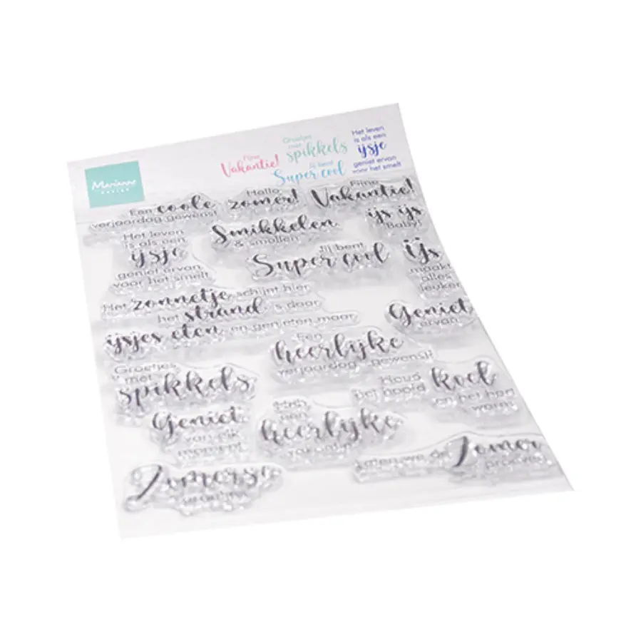 Stempel zomer & ijs