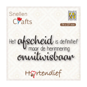 Stempel afscheid