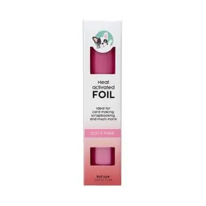 Hot foil soft pink
