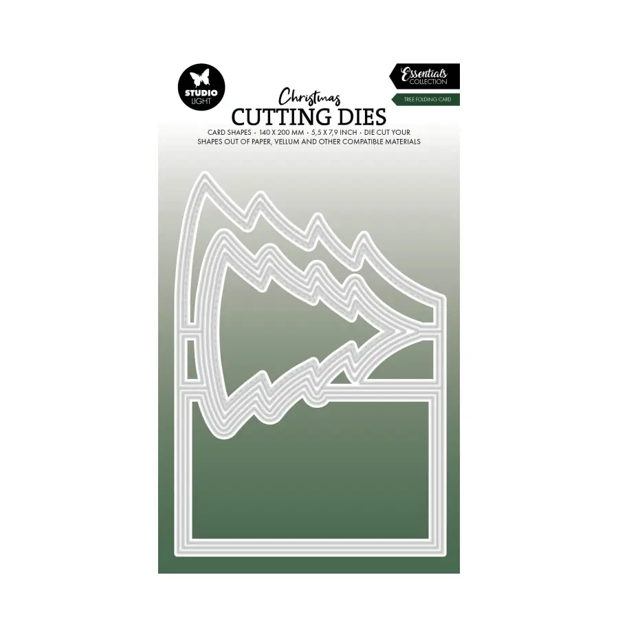 Stansmal tree folding card