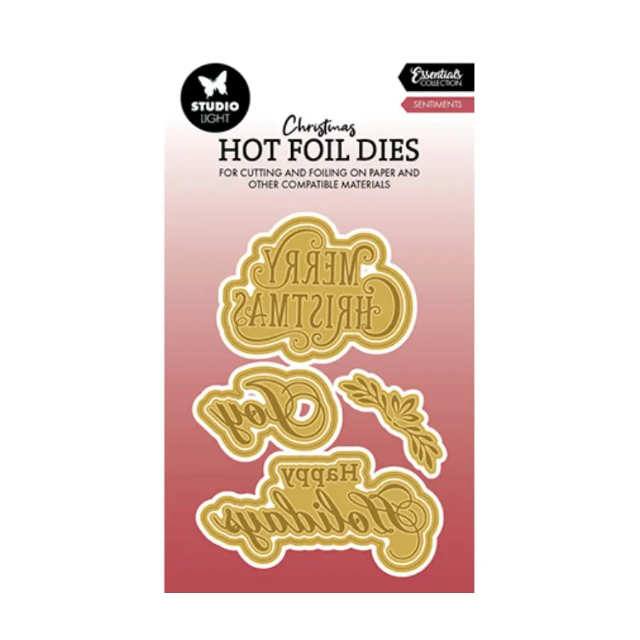 Hot foil sentiments