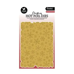 Hot foil snow background